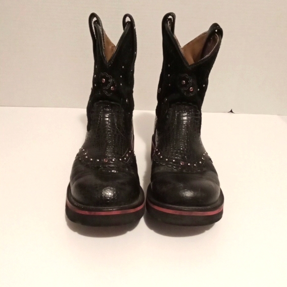 Ariat Shoes Ariat Gem Fatbaby Boots Black Style 75b Women Poshmark